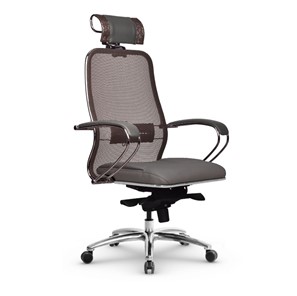 Офисное кресло Samurai SL-2.04 MPES Светло-коричневый / Серый в Тарко-Сале