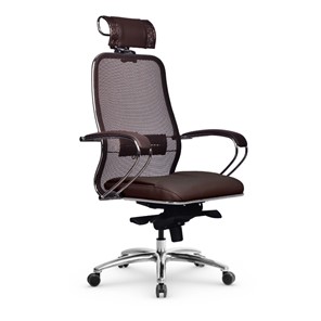 Офисное кресло Samurai SL-2.04 MPES Темно-коричневый в Салехарде
