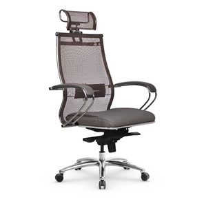 Офисное кресло Samurai SL-2.05 MPES Светло-коричневый / Серый в Надыме - предосмотр
