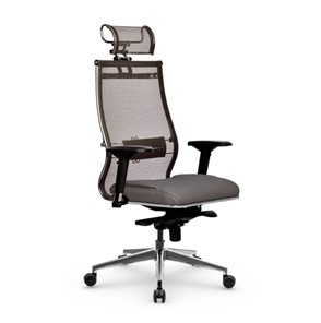 Кресло офисное Samurai SL-3.051 MPES Светло-Коричневый / Серый в Салехарде