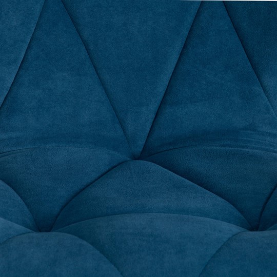 Компьютерное кресло SELFI флок, синий, арт.15303 в Салехарде - изображение 6