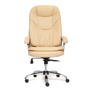 Кресло офисное SOFTY LUX  кож/зам, бежевый, арт.12901 в Салехарде - предосмотр 3