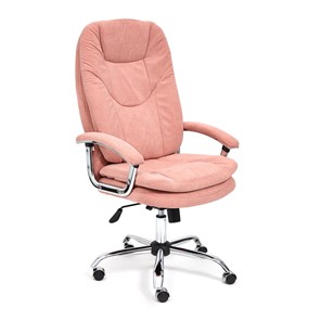 Кресло компьютерное SOFTY LUX флок, розовый, арт.13952 в Ноябрьске