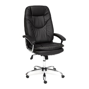 Офисное кресло SOFTY LUX кож/зам, черный, арт.12902 в Губкинском