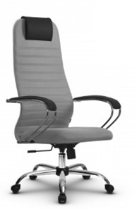 Кресло компьютерное SU-BK131-10 CH серый в Салехарде