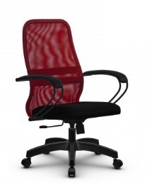 Компьютерное кресло SU-CK130-8 PL красный/черный в Салехарде