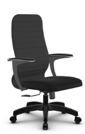 Кресло компьютерное SU-CU160-10 PL темно-серый/черный в Надыме
