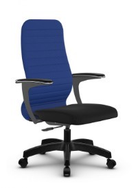 Офисное кресло SU-CU160-10P PL синий/черный в Новом Уренгое