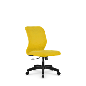 Кресло компьютерное SU-Mr-4/подл.000/осн.001 желтый в Губкинском