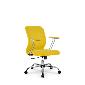 Кресло SU-Mr-4/подл.078/осн.003 желтый в Губкинском