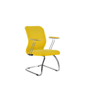 Кресло офисное SU-Mr-4/подл.078/осн.007 желтый в Новом Уренгое