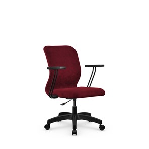 Кресло компьютерное SU-Mr-4/подл.109/осн.005 красный в Салехарде