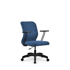 Кресло офисное SU-Mr-4/подл.109/осн.005 светло-синий в Салехарде