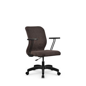 Кресло компьютерное SU-Mr-4/подл.109/осн.005 темно-коричневый в Салехарде - предосмотр