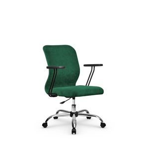 Кресло офисное SU-Mr-4/подл.109/осн.006 зеленый в Ноябрьске