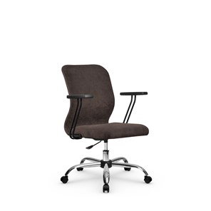 Кресло SU-Mr-4/подл.109/осн.006 темно-коричневый в Салехарде