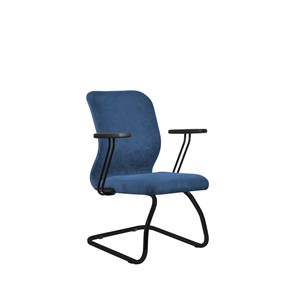 Кресло компьютерное SU-Mr-4/подл.109/осн.008 светло-синий в Салехарде