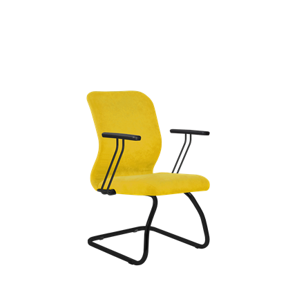 Кресло офисное SU-Mr-4/подл.109/осн.008 желтый в Салехарде - изображение