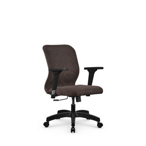 Кресло офисное SU-Mr-4/подл.200/осн.001 темно-коричневый в Салехарде