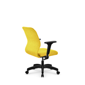 Кресло компьютерное SU-Mr-4/подл.200/осн.001 желтый в Салехарде - предосмотр 1