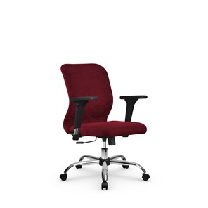 Кресло компьютерное SU-Mr-4/подл.200/осн.003 красный в Ноябрьске