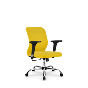 Компьютерное кресло SU-Mr-4/подл.200/осн.003 желтый в Новом Уренгое