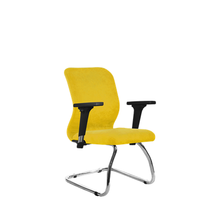 Компьютерное кресло SU-Mr-4/подл.200/осн.007 желтый в Салехарде - изображение