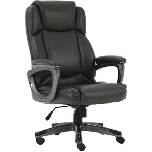 Кресло компьютерное Brabix Premium Favorite EX-577 (пружинный блок, рециклированная кожа, серое) 531935 в Надыме