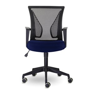 Компьютерное кресло Brabix Wings MG-309 (пластик черный, сетка, черное/синее) 532013 в Салехарде