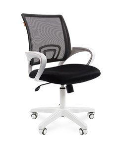 Компьютерное кресло CHAIRMAN 696 white, черный в Салехарде - предосмотр
