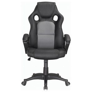 Офисное кресло Brabix Rider Plus EX-544 КОМФОРТ (экокожа, черное/серое) 531582 в Надыме - предосмотр