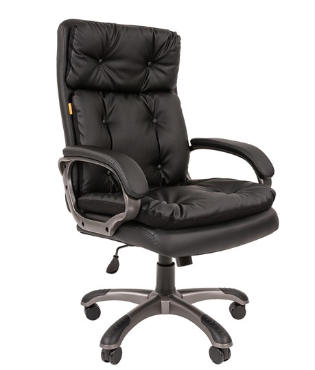 Кресло офисное CHAIRMAN 442 Экокожа черная в Ноябрьске - изображение 1