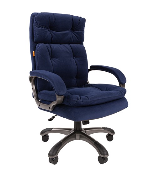 Кресло CHAIRMAN 442 Ткань синий в Салехарде - изображение 1