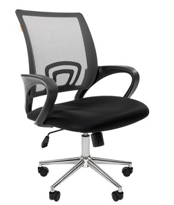 Офисное кресло CHAIRMAN 696 CHROME Сетка TW-04 (серый) в Лабытнанги