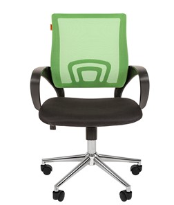 Офисное кресло CHAIRMAN 696 CHROME Сетка TWA-31 (зеленый) в Салехарде - предосмотр 2