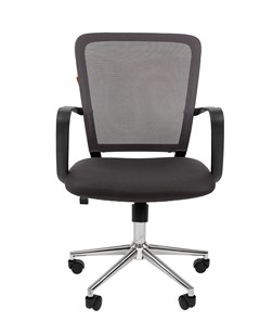 Офисное кресло CHAIRMAN 698 CHROME new Сетка TW-04 (серый) в Салехарде - предосмотр 2