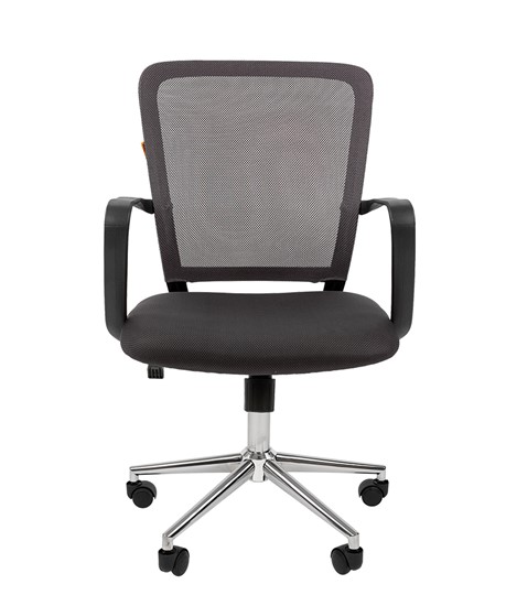 Офисное кресло CHAIRMAN 698 CHROME new Сетка TW-04 (серый) в Салехарде - изображение 2