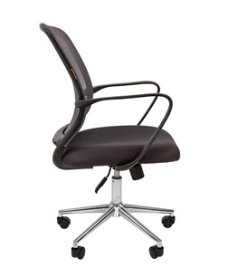 Офисное кресло CHAIRMAN 698 CHROME new Сетка TW-04 (серый) в Салехарде - предосмотр 3