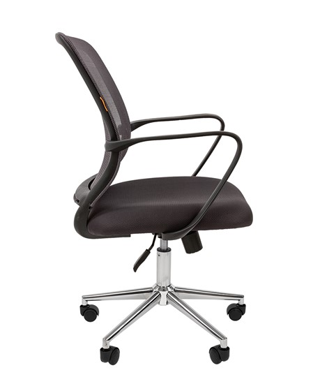 Офисное кресло CHAIRMAN 698 CHROME new Сетка TW-04 (серый) в Салехарде - изображение 3