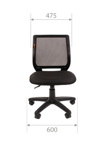 Кресло компьютерное CHAIRMAN 699 Б/Л Сетка TW-01(черный) в Салехарде - изображение 4