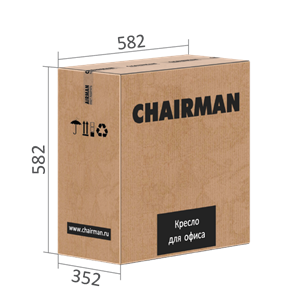 Офисное кресло CHAIRMAN 699 Б/Л Сетка TW-04 (серый) в Салехарде - предосмотр 6
