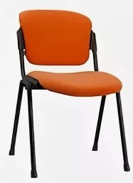 Офисное кресло ERA BLACK оранжевый в Надыме