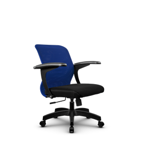 Офисное кресло SU-M-4/подл.160/осн.001, Синий/Черный в Салехарде - предосмотр