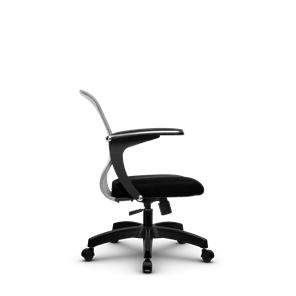 Офисное кресло SU-M-4/подл.160/осн.001, Светло-серый/Черный в Салехарде - предосмотр 1