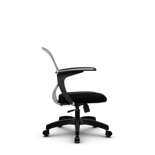 Офисное кресло SU-M-4/подл.160/осн.001, Светло-серый/Черный в Салехарде - изображение 1