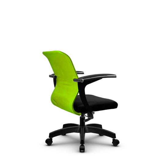 Кресло компьютерное SU-M-4/подл.160/осн.001, Зеленый/Черный в Новом Уренгое - изображение 2