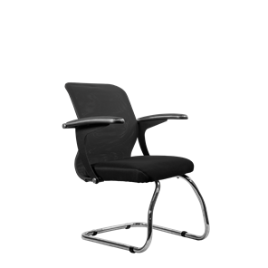 Офисный стул SU-M-4/подл.160/осн.007, Темно-серый/Черный в Новом Уренгое