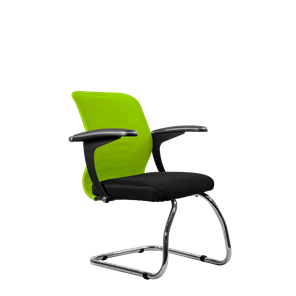 Офисный стул SU-M-4/подл.160/осн.007, Зеленый/Черный в Лабытнанги