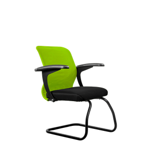 Офисный стул SU-M-4/подл.160/осн.008, Зеленый/Черный в Салехарде