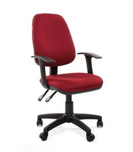 Кресло компьютерное CHAIRMAN 661 Ткань стандарт 15-11 красная в Салехарде - предосмотр